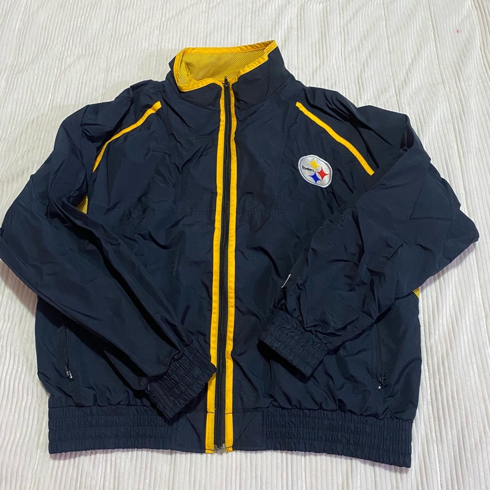 Game Day NFL Logo 7 Steelers Windbreaker/ Winter Coat